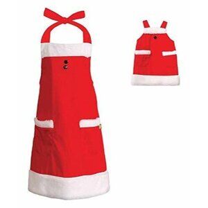 Dollie & Me Girls Red & White Apron & Doll Apron - OS